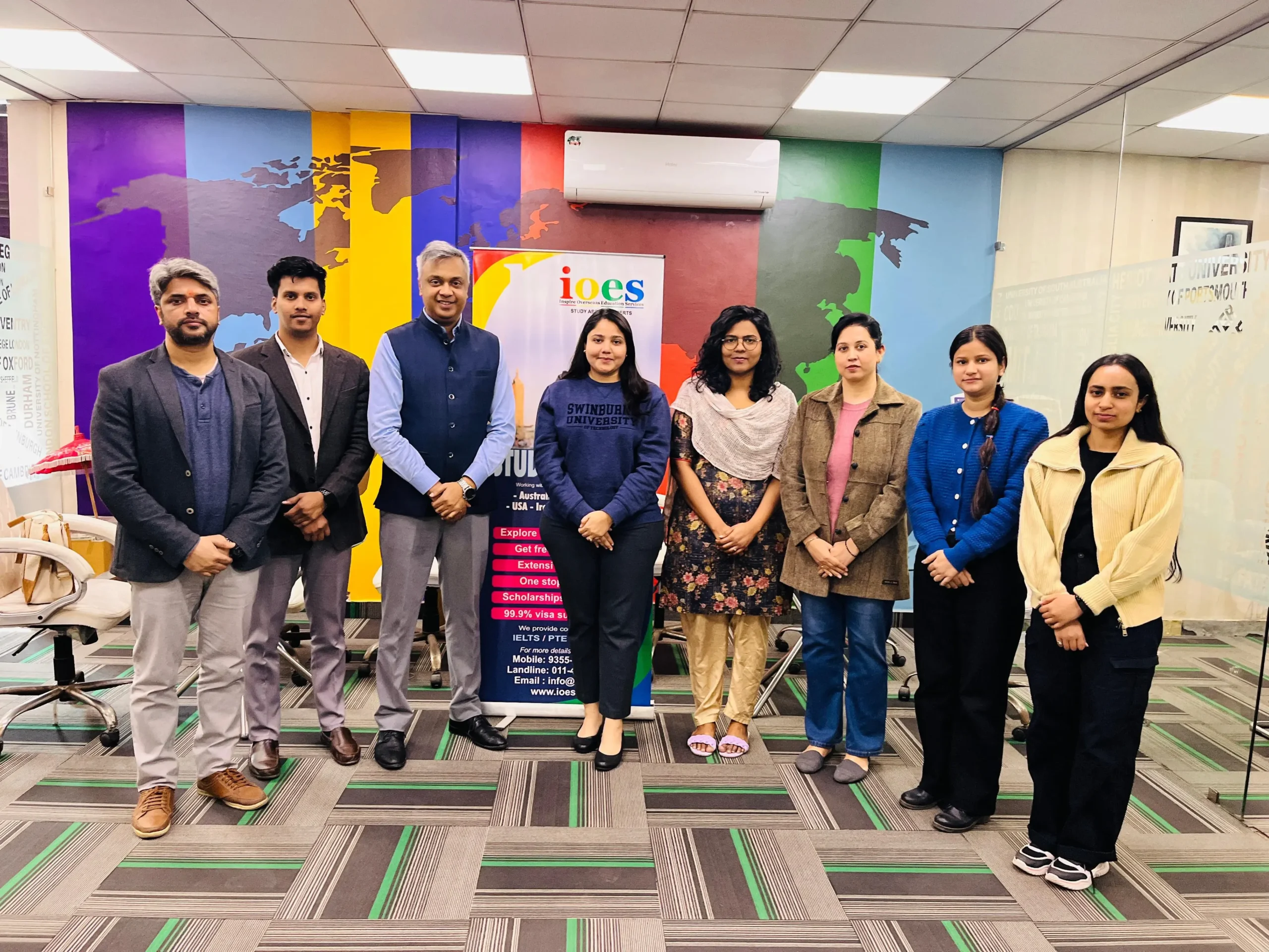 Graduate receiving personalised study abroad counselling in delhi from IOES